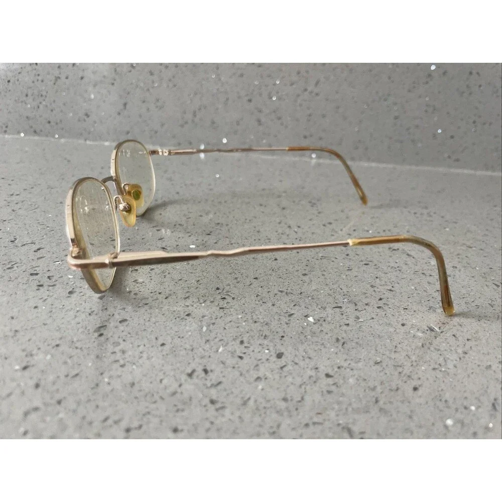 Savvy 51-16-130 Eyeglasses Frames ONLY Glasses Full Rim gold Vtg